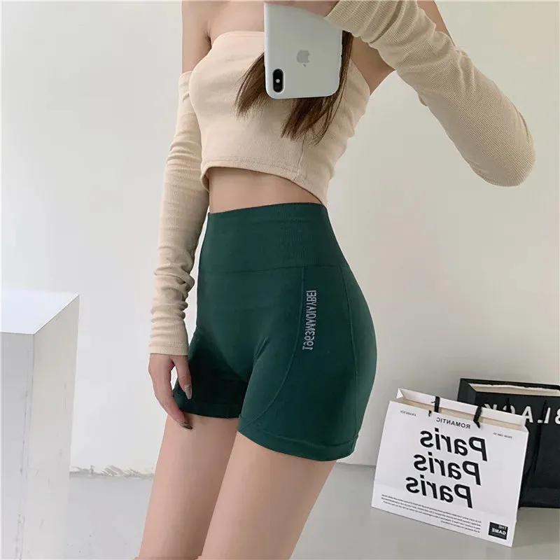 Women's Cycling Shorts - Seamless Safety Boxer Briefs Panties Under Skirt, Summer High Waist Inner Pants