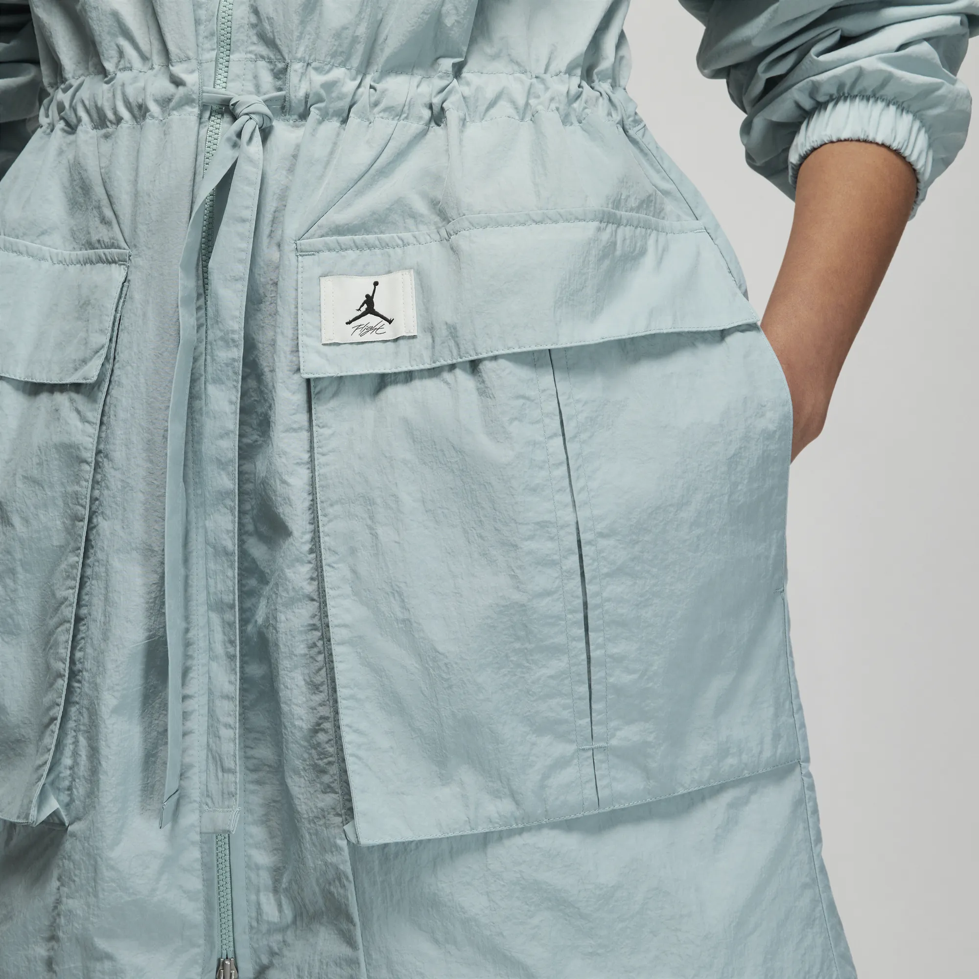 Womens Jordan Essential Oversized Jacket 'Ocean Cube'