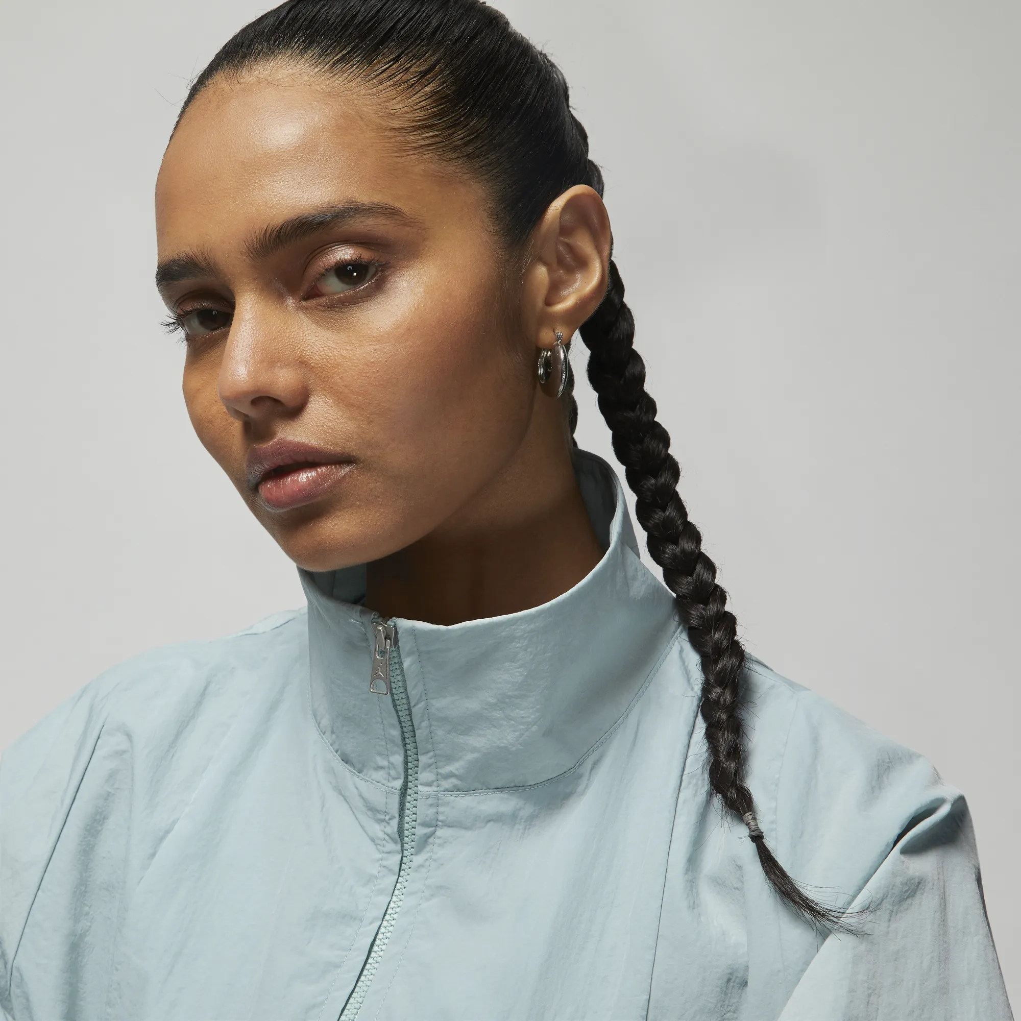 Womens Jordan Essential Oversized Jacket 'Ocean Cube'