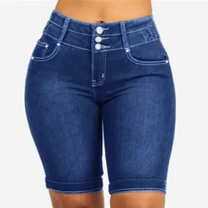 Women's Korean dongdaemun Denim Shorts 2024 New Summer High Waist Casual Chic Skinny Jean Shorts For Women Denim Short Femme