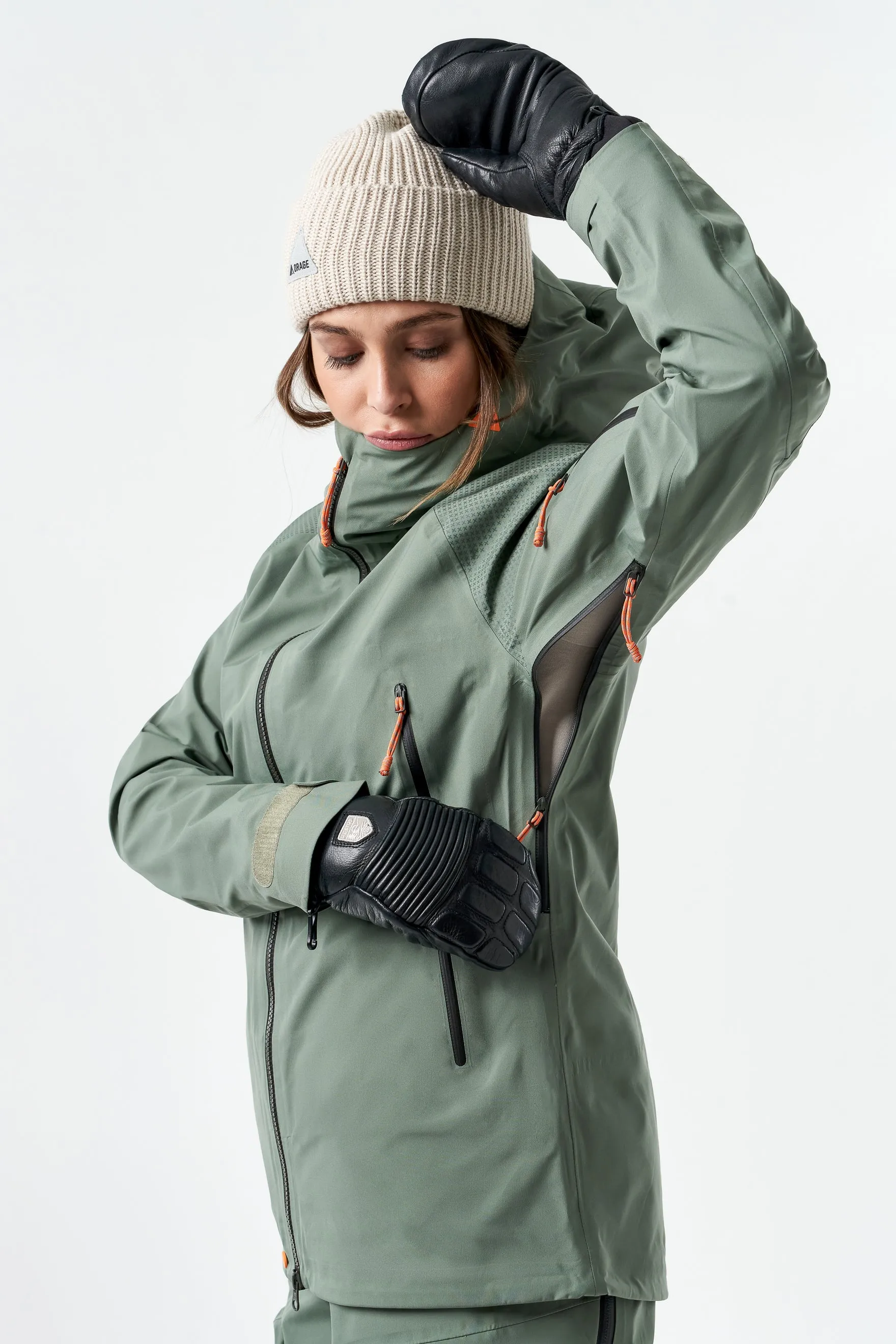 Women’s Mtn-X Alpina Light 3L Jacket-Dark Leaf