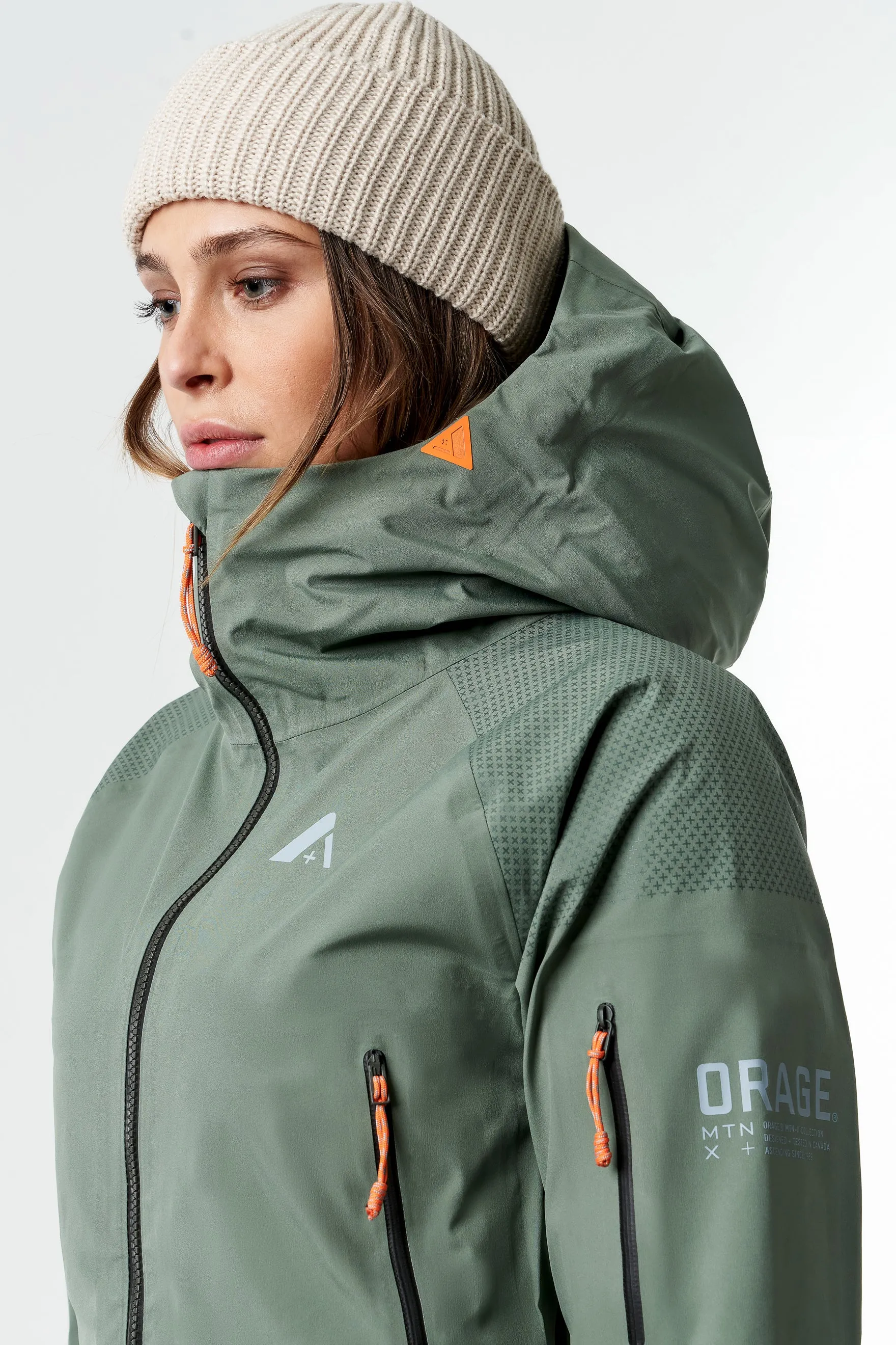 Women’s Mtn-X Alpina Light 3L Jacket-Dark Leaf