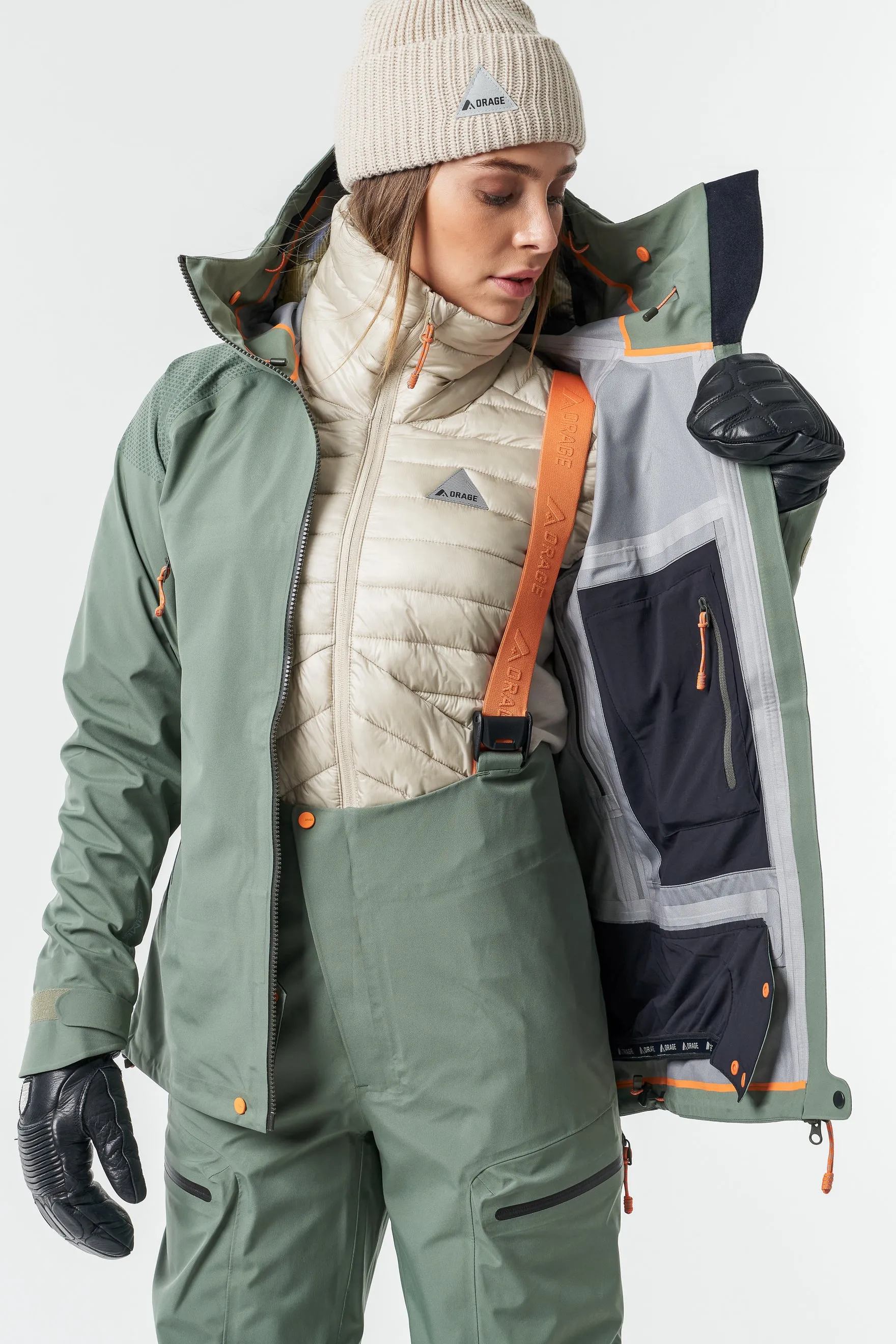 Women’s Mtn-X Alpina Light 3L Jacket-Dark Leaf