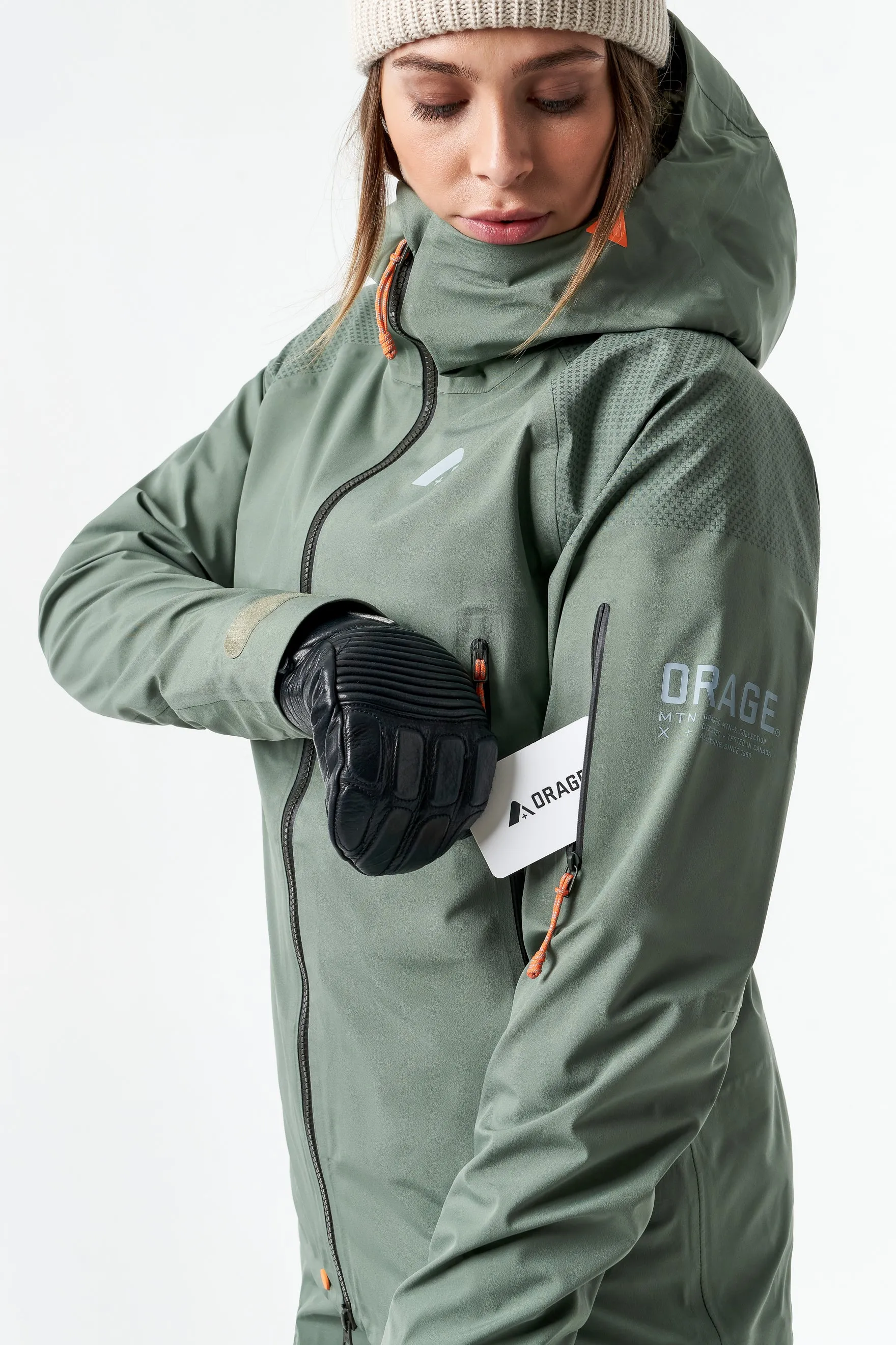 Women’s Mtn-X Alpina Light 3L Jacket-Dark Leaf