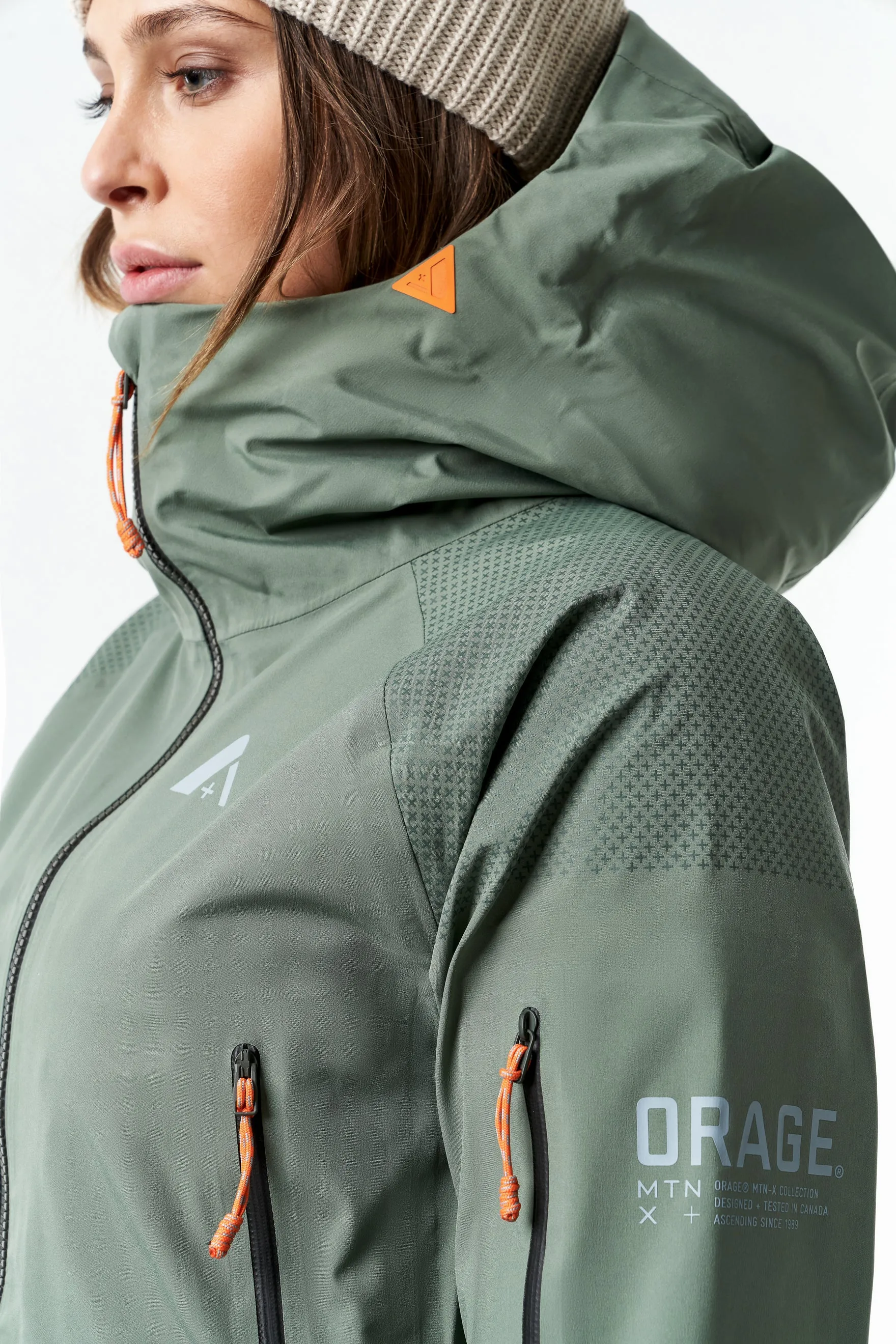 Women’s Mtn-X Alpina Light 3L Jacket-Dark Leaf