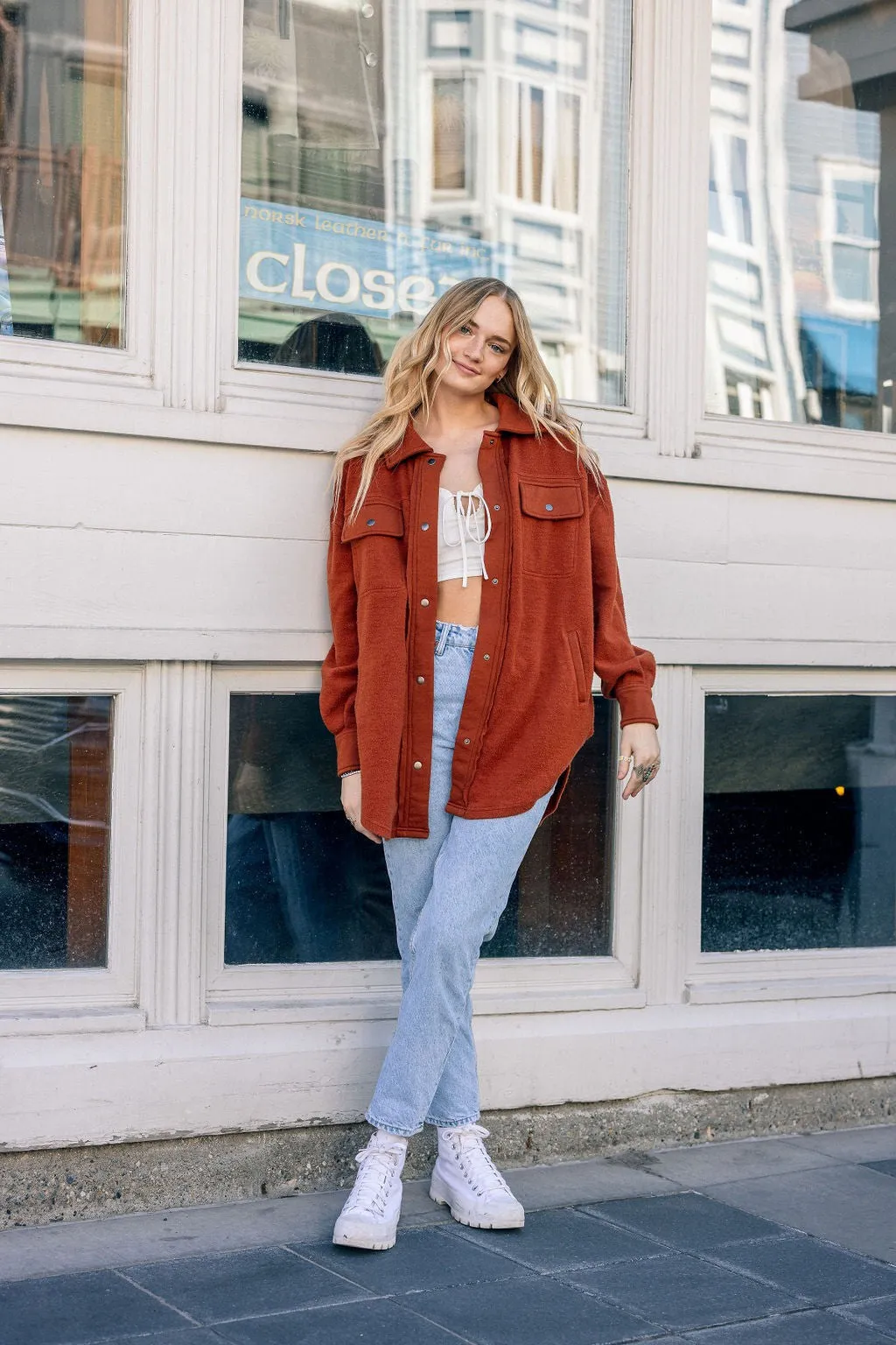 Women's Oversized Shacket