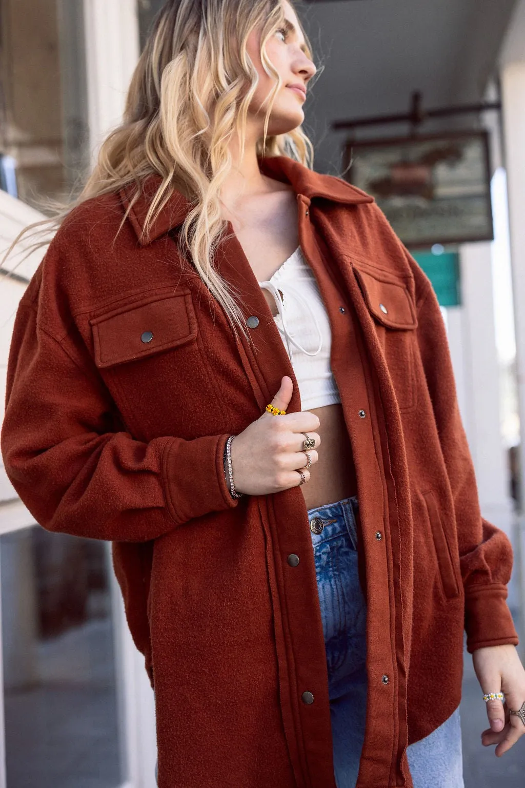 Women's Oversized Shacket