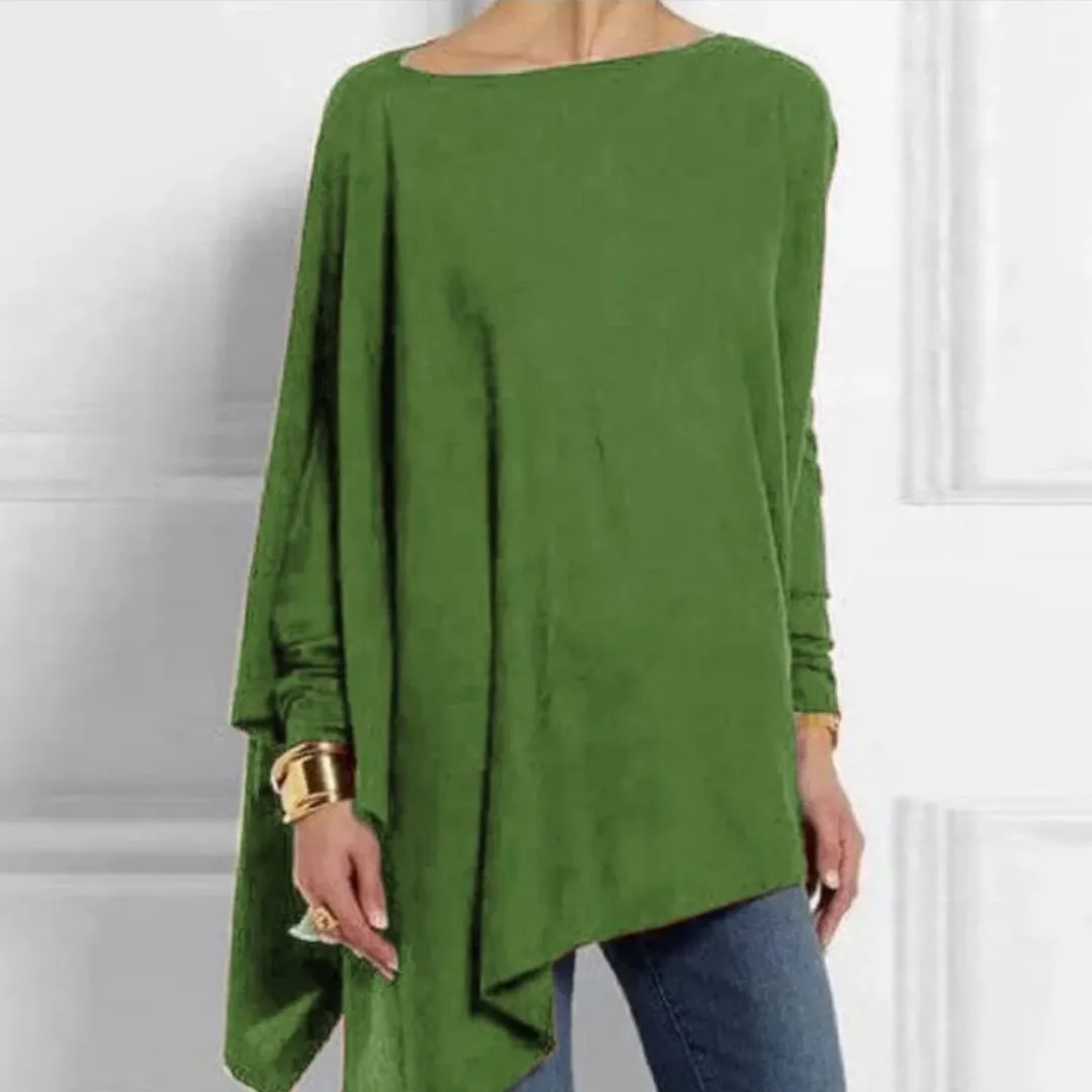 Women's Oversized Summer Top | Long Sleeve