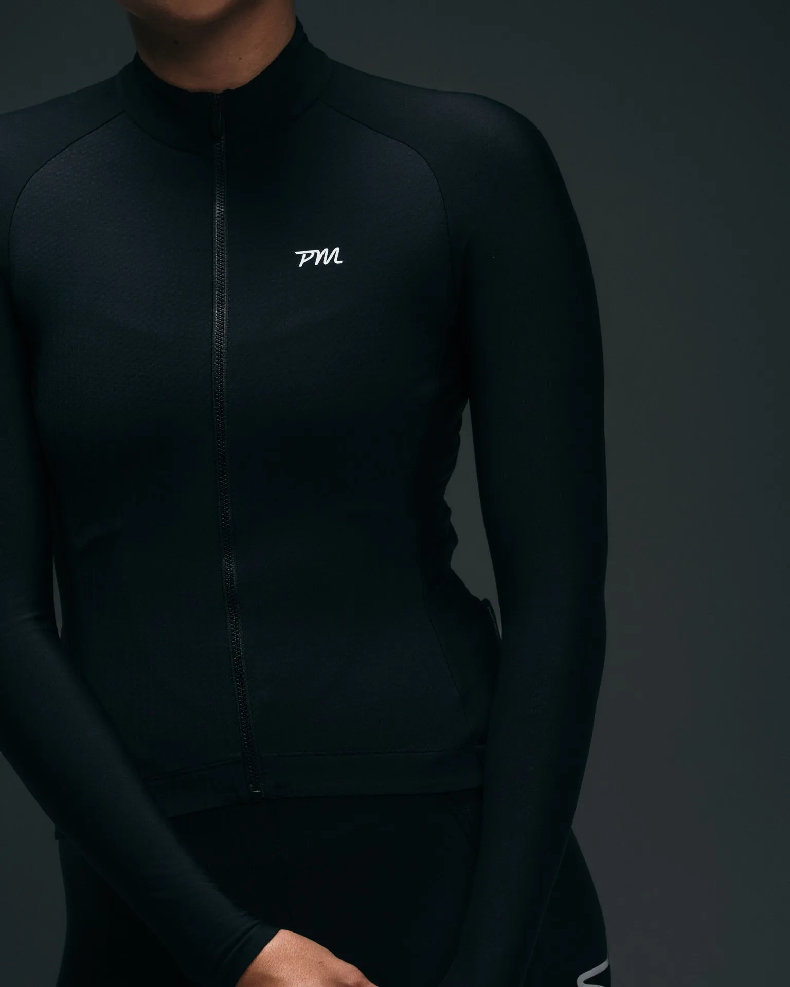 Women's Pro Midweight Thermal Jersey - PM Black