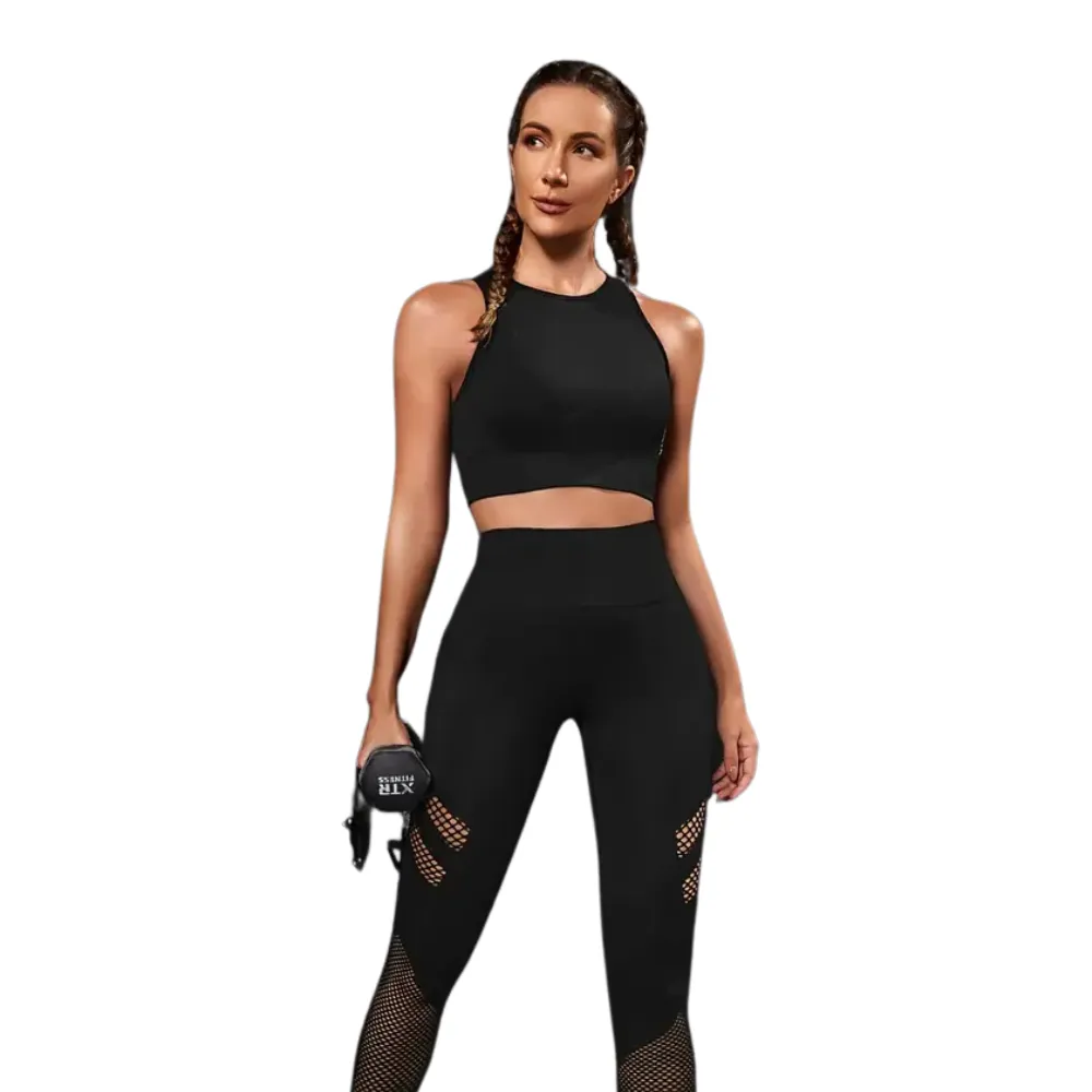 Women's Seamless Yoga Sports Bra – Stretchy, Breathable & Gym-Ready