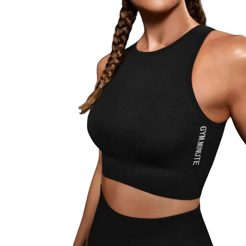 Women's Seamless Yoga Sports Bra – Stretchy, Breathable & Gym-Ready