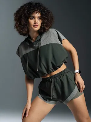 Women's Short Hoodie Sweatshirt | Sporty & Comfortable for Fitness & Daily Wear