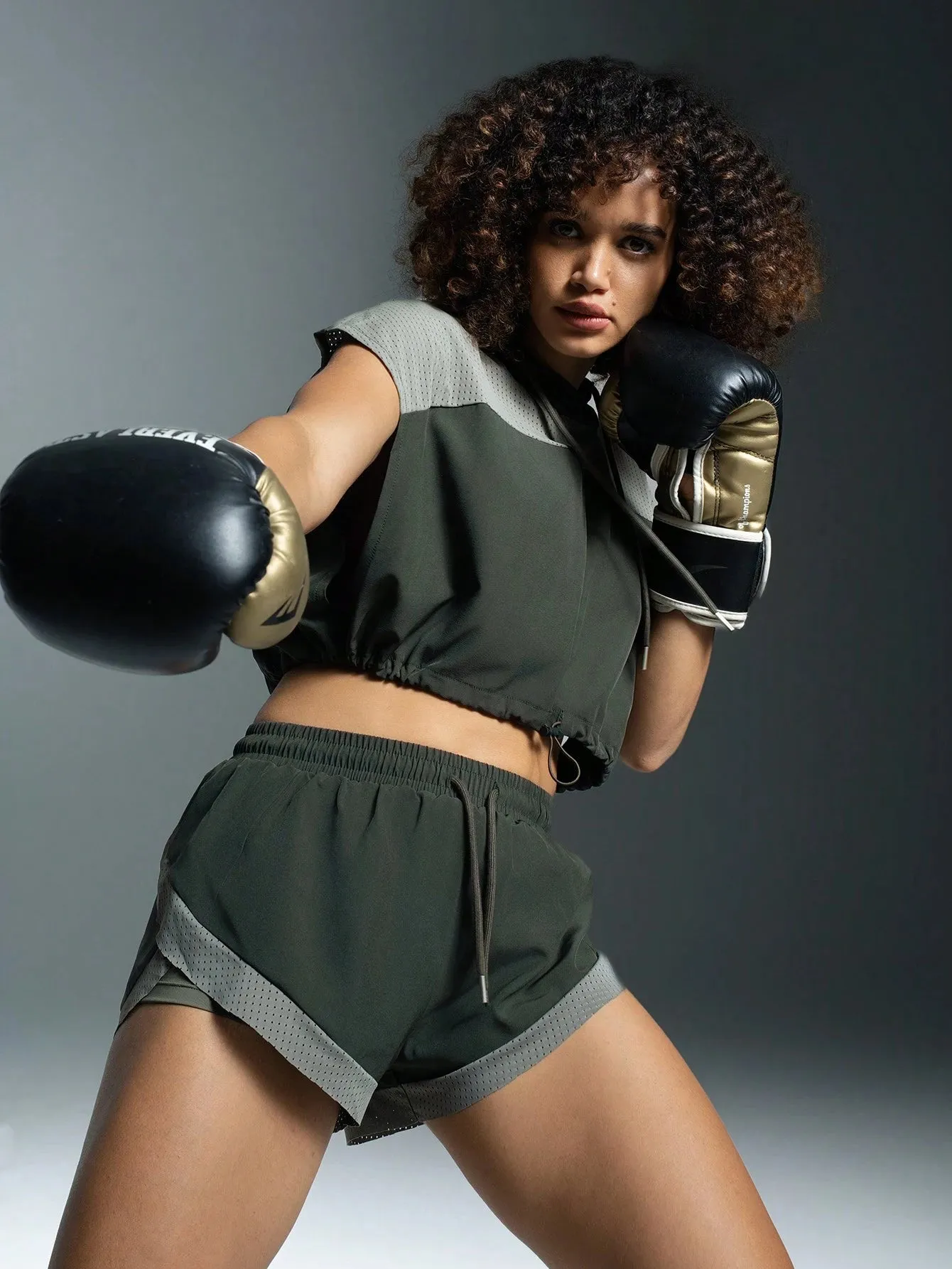 Women's Short Hoodie Sweatshirt | Sporty & Comfortable for Fitness & Daily Wear