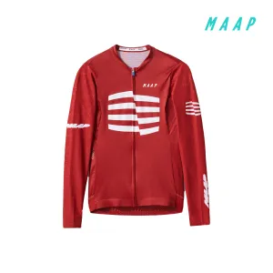 Women's Sphere Pro Hex LS Jersey 2.0 Scarlet