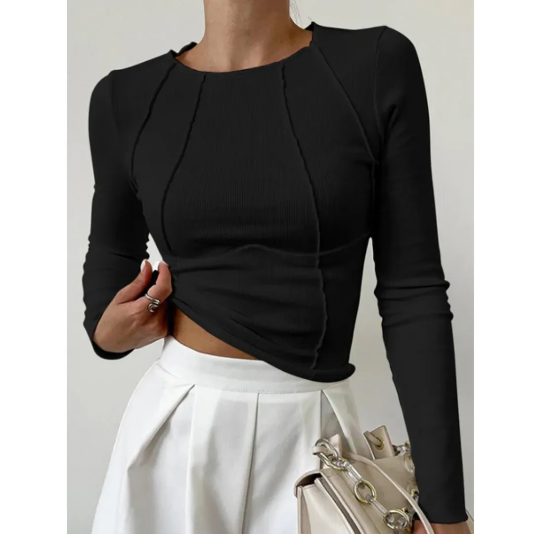 Women's Summer Crop Top | Long Sleeve