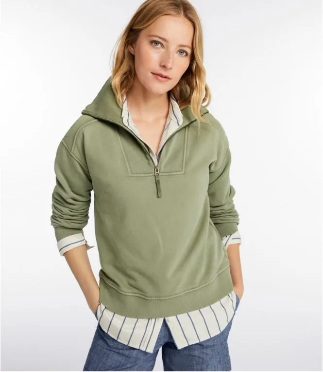 WOMEN'S SUNWASHED QUARTER ZIP