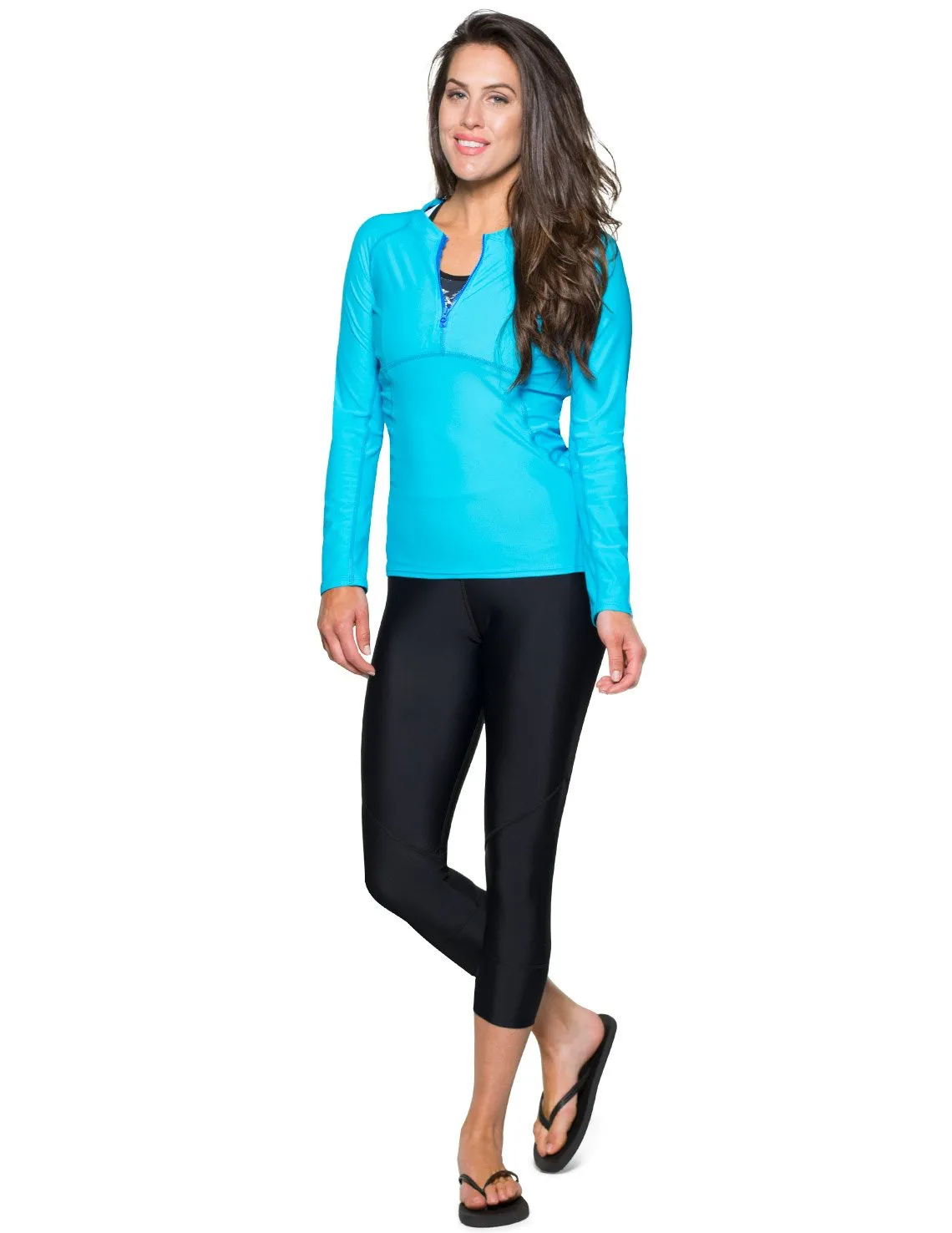 Women's Swim Capri 20" (Regular & Plus Size) - Black