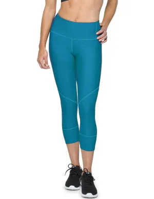 Women's Swim Capri 20" (Regular & Plus Size) - Teal