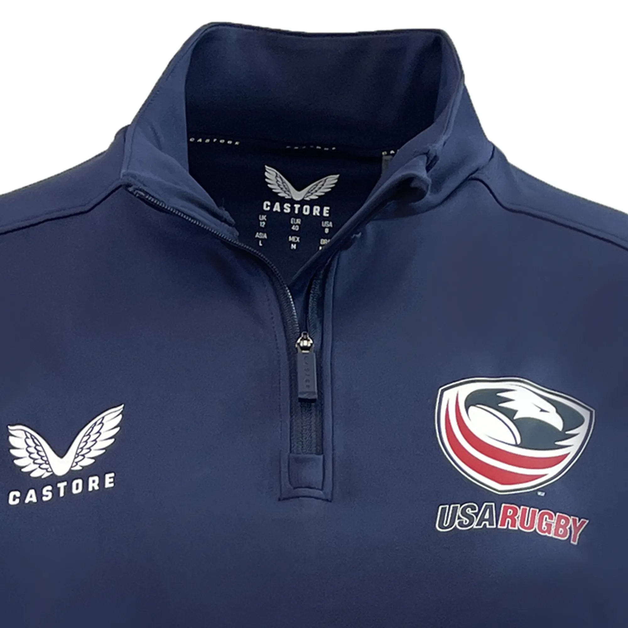 Women's USA Rugby 1/4 Zip by Castore