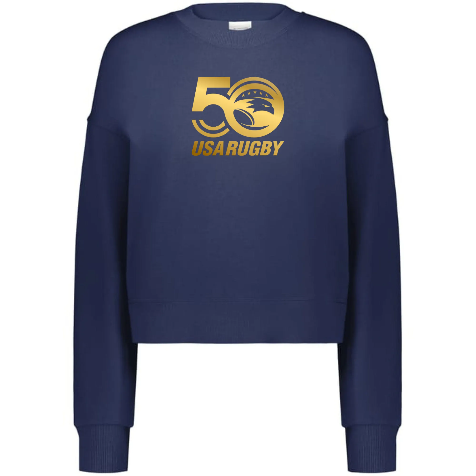 Women's USA Rugby 50th Slouchy Crew Sweatshirt