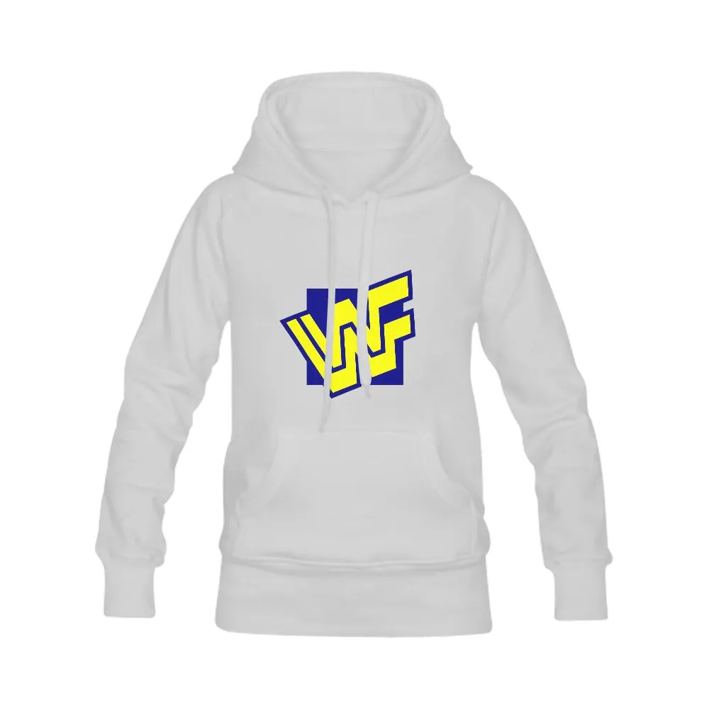 WWF World Wrestling Federation Logo 1994-1997 Women's Classic Hoodies Multi-color