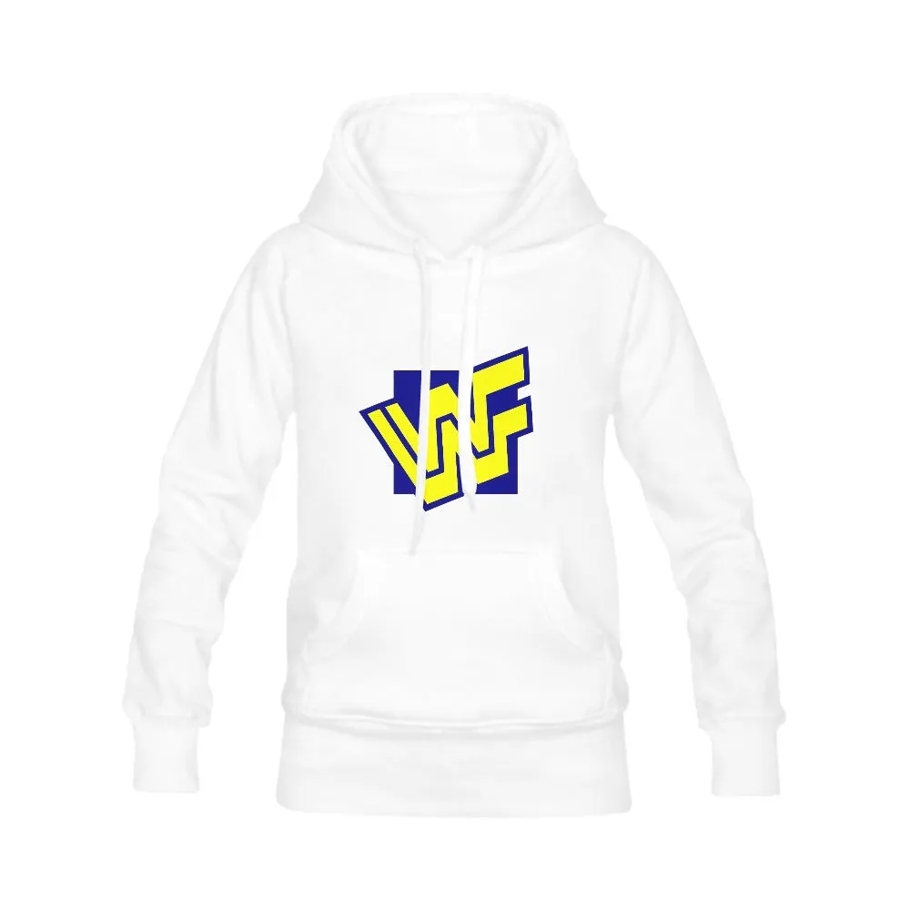 WWF World Wrestling Federation Logo 1994-1997 Women's Classic Hoodies Multi-color