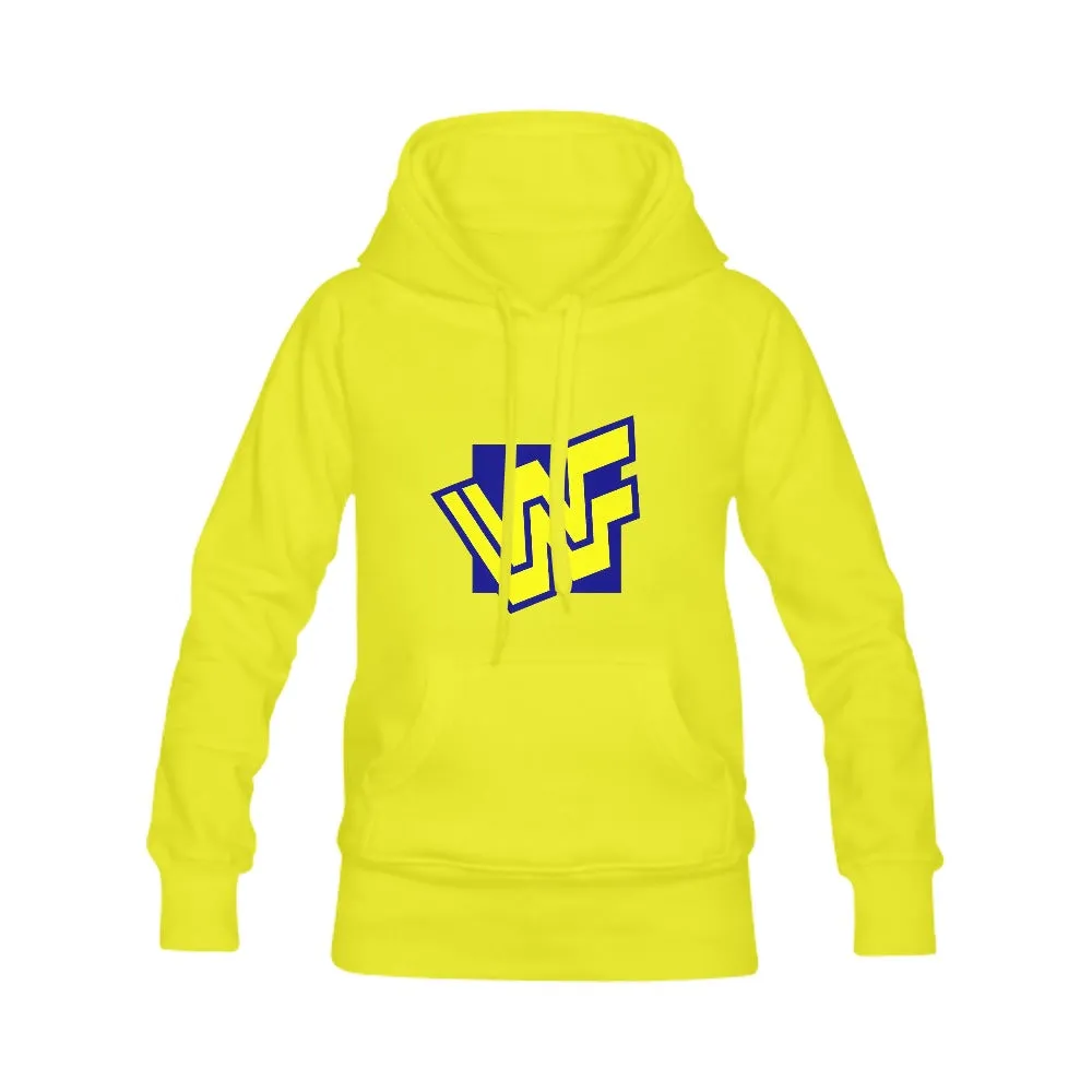 WWF World Wrestling Federation Logo 1994-1997 Women's Classic Hoodies Multi-color
