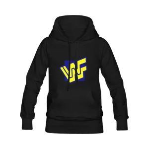 WWF World Wrestling Federation Logo 1994-1997 Women's Classic Hoodies Multi-color
