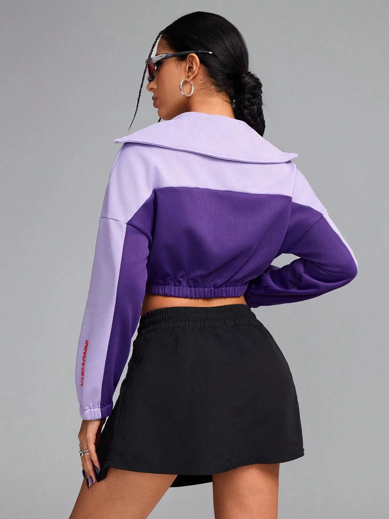 Y2K Side Split Zipper Sports Skort