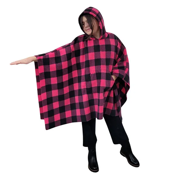 YOUTH HOODWINK BUFFALO CHECK FUCHSIA