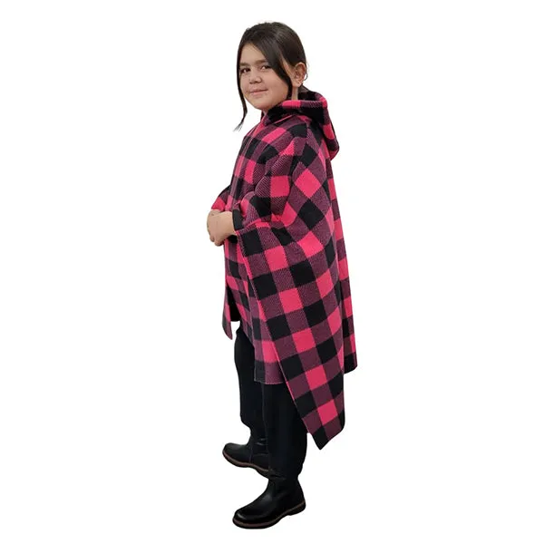 YOUTH HOODWINK BUFFALO CHECK FUCHSIA