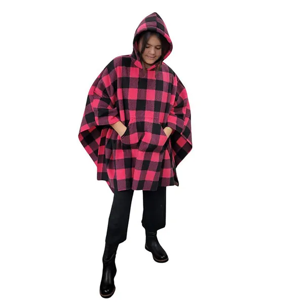 YOUTH HOODWINK BUFFALO CHECK FUCHSIA