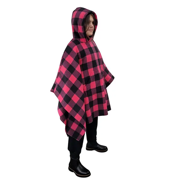 YOUTH HOODWINK BUFFALO CHECK FUCHSIA