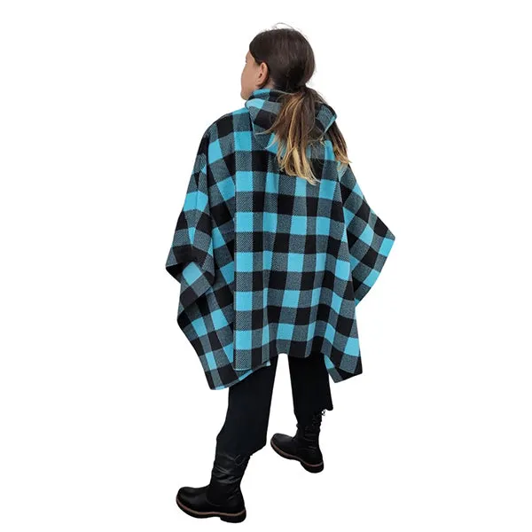 YOUTH HOODWINK BUFFALO CHECK TEAL