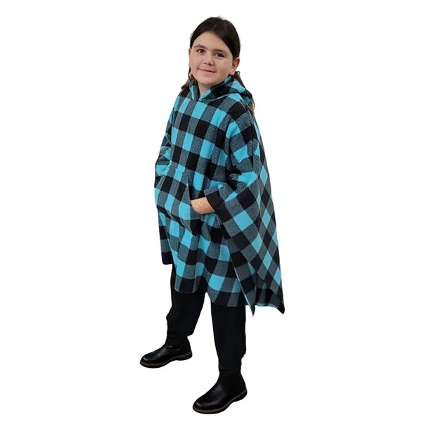 YOUTH HOODWINK BUFFALO CHECK TEAL