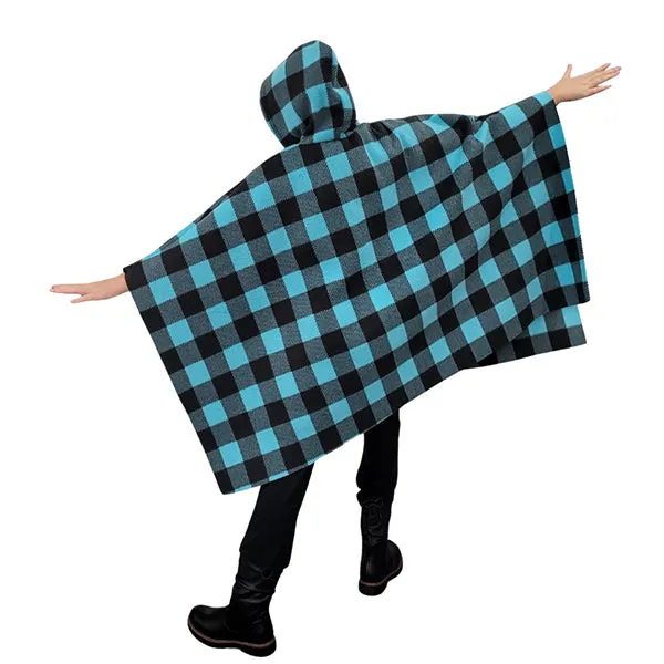 YOUTH HOODWINK BUFFALO CHECK TEAL