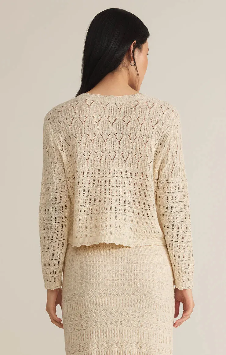 Z Supply Cardi Crochet Top
