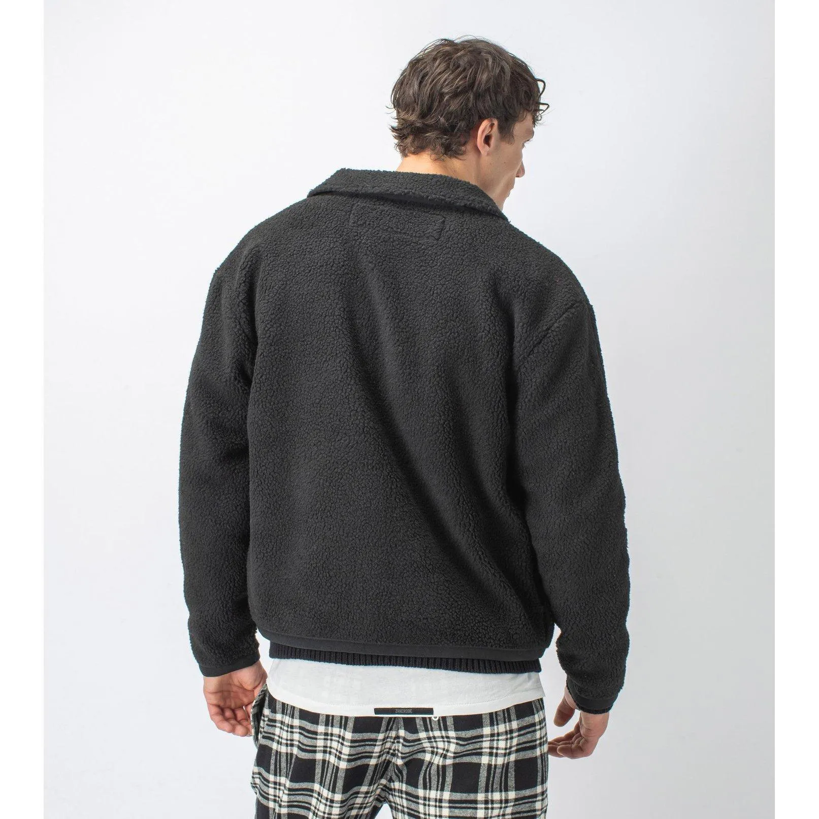 Zanerobe Sherpa Liner Jacket Black Men 408-CON